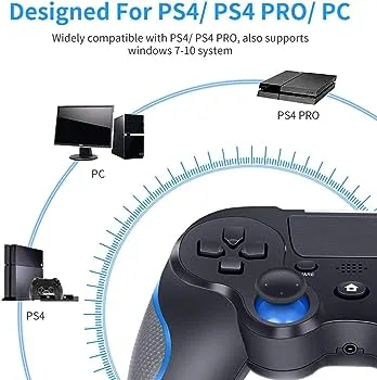 Wireless Original Bluetooth Controller for PS4 7 Master Gaming Playstation Controllers