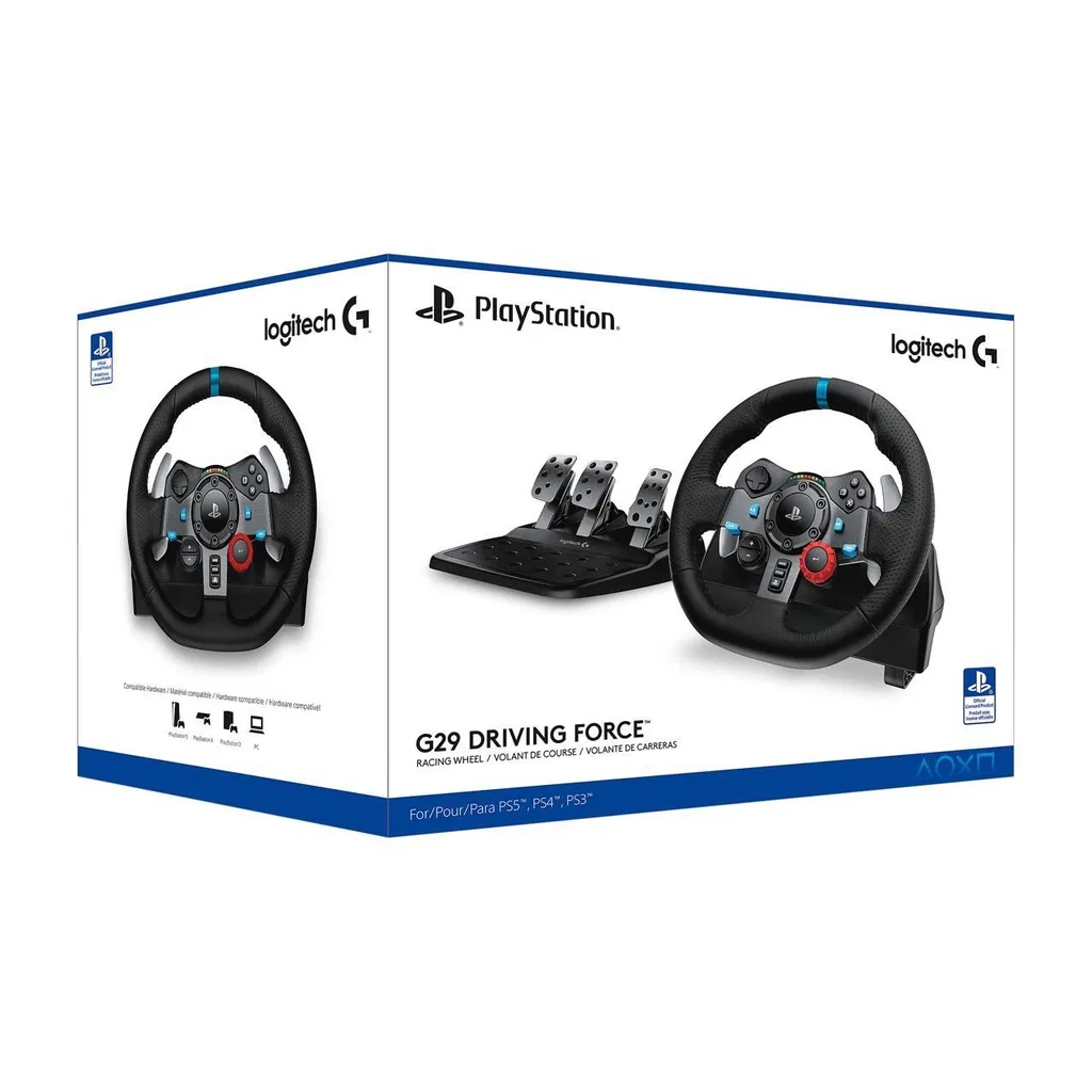 Logitech G29 Driving Force Racing Wheel and Floor Pedals – 7