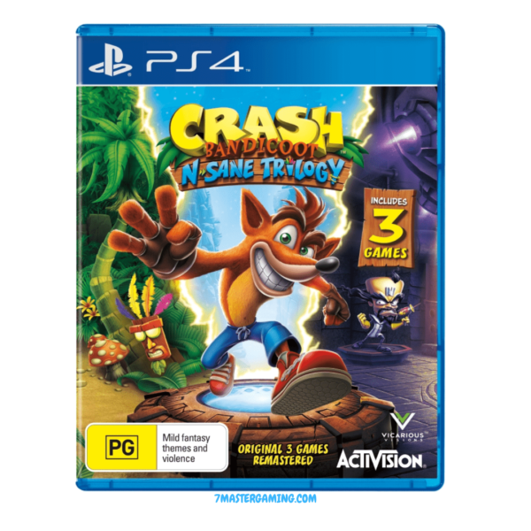 Crash Bandicoot N. Sane Trilogy   (PS4) 7 Master Gaming PS4 Games