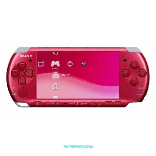 Sony PSP-3000K  PlayStation Portable  – Refurbished (Red) 7 Master Gaming Playstation Console