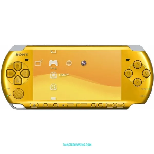 Sony PSP-3000K  PlayStation Portable  – Refurbished (Bright Yellow) 7 Master Gaming Playstation Console