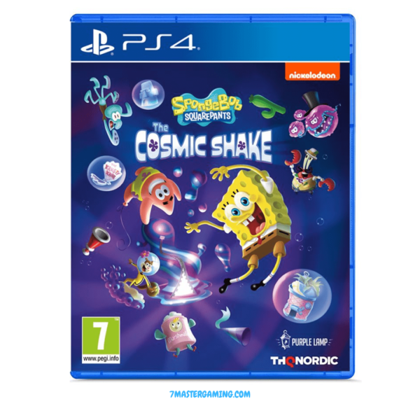 SpongeBob SquarePants Cosmic Shake for ( (PS4) 7 Master Gaming PS4 Games