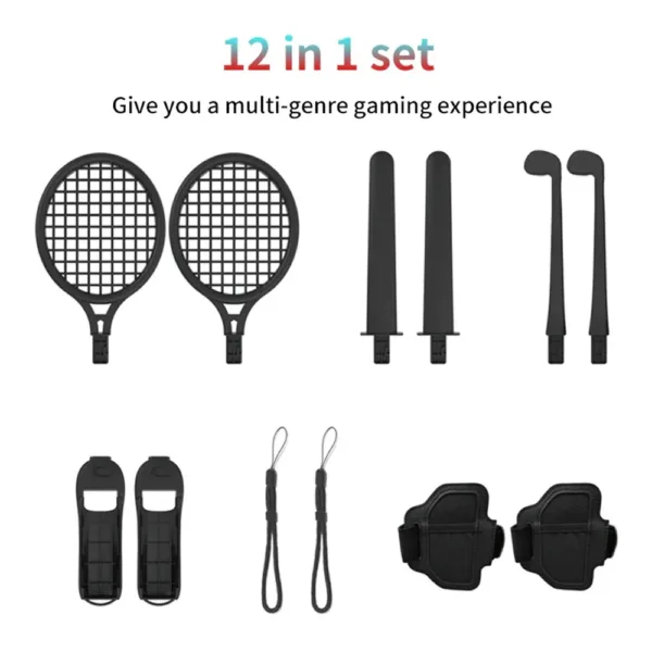 Nintendo Switch Lucky Fox 12 in 1 Sports Kit (Black/Red) 7 Master Gaming Nintendo Switch